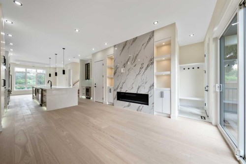 2431 23 Street Nw, Calgary, AB - Indoor With Fireplace