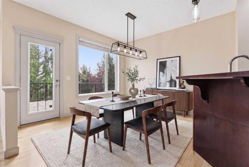 47 Evanspark Circle, Calgary, AB - Indoor Photo Showing Dining Room