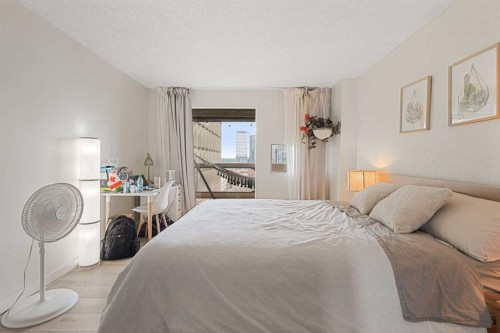 1505-221 6 Avenue Se, Calgary, AB - Indoor Photo Showing Bedroom