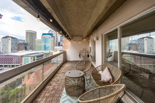 1505-221 6 Avenue Se, Calgary, AB - Outdoor With Deck Patio Veranda With Exterior