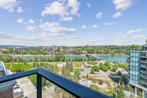 1011-730 2 Avenue Sw, Calgary, AB - Outdoor With Body Of Water With Balcony With View