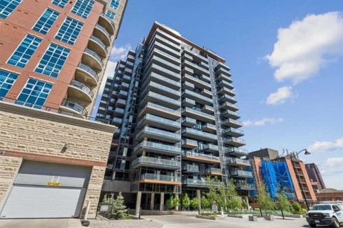 1011-730 2 Avenue Sw, Calgary, AB - Outdoor With Balcony With Facade