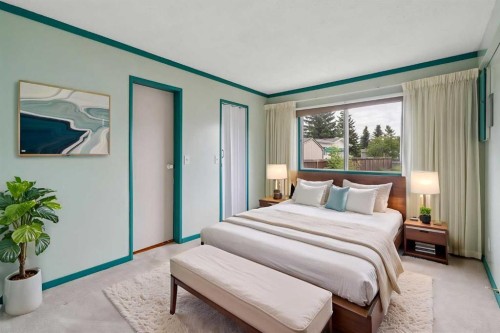 165 Spring Dale Circle Se, Airdrie, AB - Indoor Photo Showing Bedroom