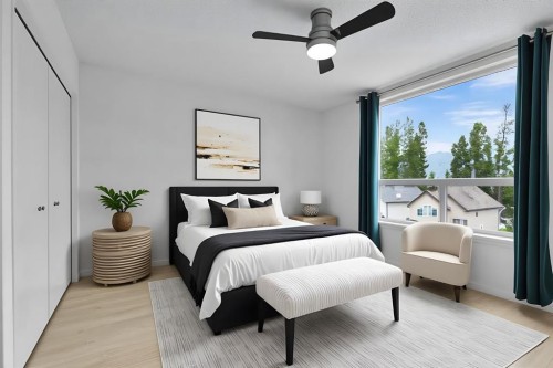 952 Wilson Way, Canmore, AB - Indoor Photo Showing Bedroom