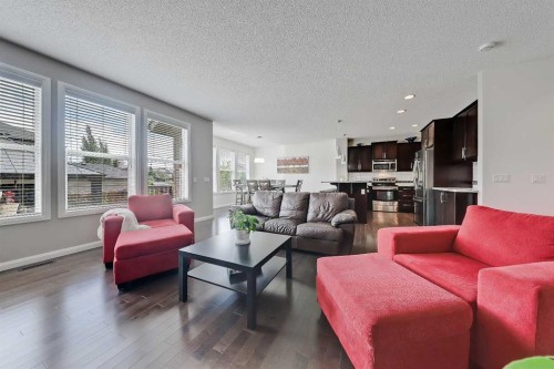 191 Chaparral Valley Terrace Se, Calgary, AB - Indoor Photo Showing Living Room