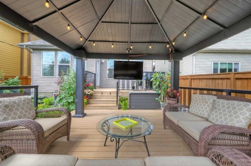 191 Chaparral Valley Terrace Se, Calgary, AB - Outdoor With Deck Patio Veranda With Exterior