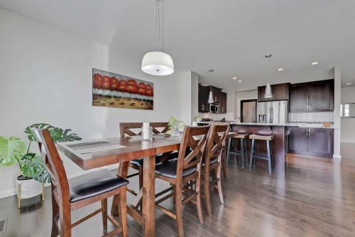 191 Chaparral Valley Terrace Se, Calgary, AB - Indoor Photo Showing Dining Room