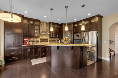 9 Saddlelake Grove Ne, Calgary, AB - Indoor Photo Showing Kitchen With Stainless Steel Kitchen With Upgraded Kitchen
