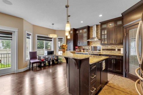 9 Saddlelake Grove Ne, Calgary, AB - Indoor Photo Showing Kitchen With Upgraded Kitchen