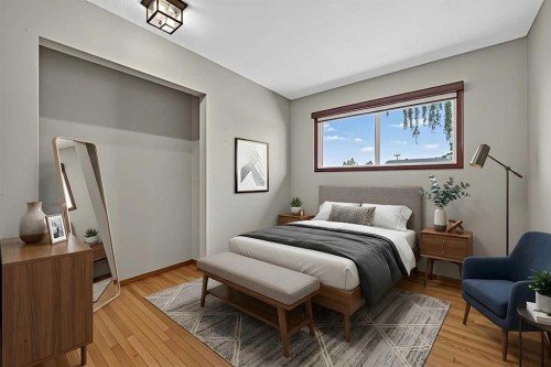 4639 Marbank Drive, Calgary, AB - Indoor Photo Showing Bedroom