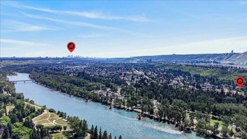 9011 33 Avenue Nw, Calgary, AB - Outdoor With Body Of Water With View