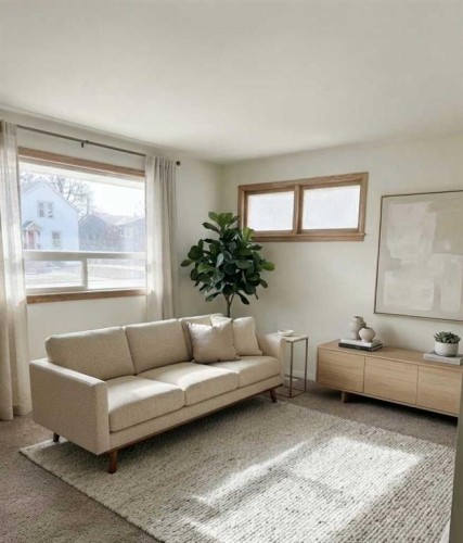 1522 20 Avenue, Didsbury, AB - Indoor Photo Showing Living Room