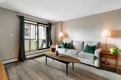 412-111 14 Avenue Se, Calgary, AB - Indoor Photo Showing Living Room
