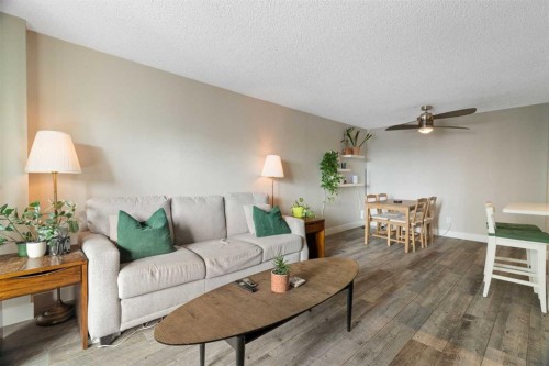 412-111 14 Avenue Se, Calgary, AB - Indoor Photo Showing Living Room