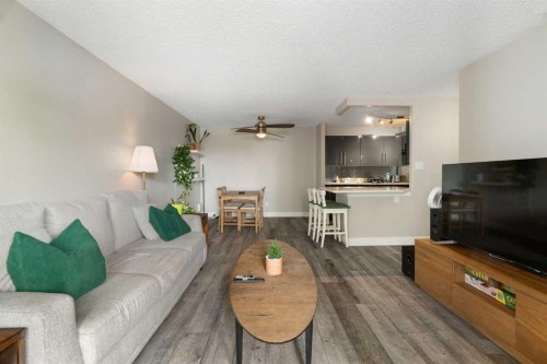 412-111 14 Avenue Se, Calgary, AB - Indoor Photo Showing Living Room