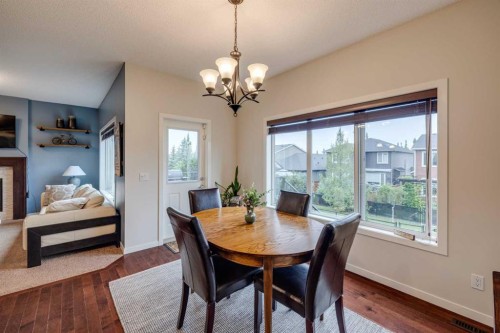150 Fireside Bend, Cochrane, AB - Indoor Photo Showing Dining Room