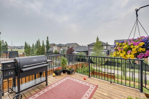 150 Fireside Bend, Cochrane, AB - Outdoor With Deck Patio Veranda With Exterior