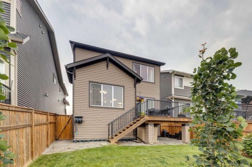 150 Fireside Bend, Cochrane, AB - Outdoor With Deck Patio Veranda With Exterior