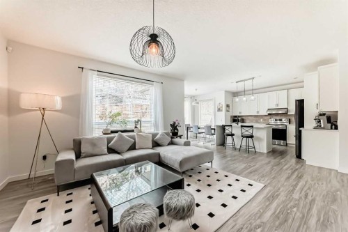 169 Aspenshire Drive Sw, Calgary, AB - Indoor Photo Showing Living Room