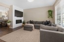 446 Walgrove Way Se, Calgary, AB  - Indoor Photo Showing Living Room With Fireplace 