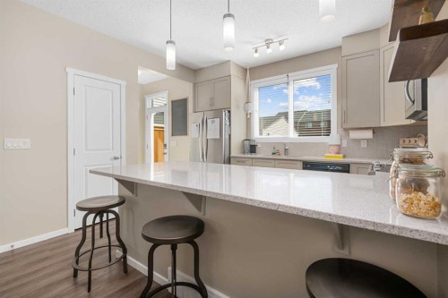 446 Walgrove Way Se, Calgary, AB - Indoor Photo Showing Kitchen With Upgraded Kitchen