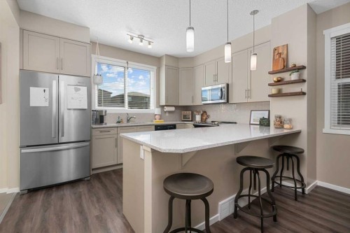 446 Walgrove Way Se, Calgary, AB - Indoor Photo Showing Kitchen With Upgraded Kitchen