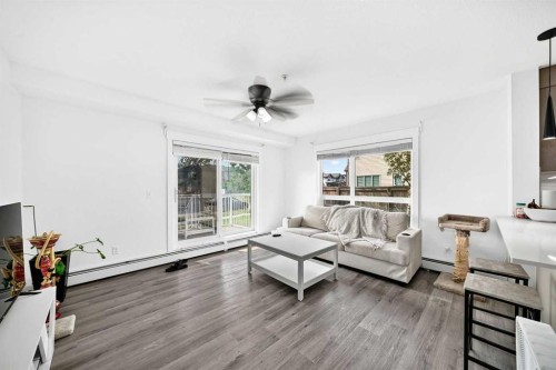 4116-302 Skyview Ranch Drive Ne, Calgary, AB - Indoor Photo Showing Living Room