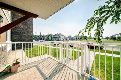 4116-302 Skyview Ranch Drive Ne, Calgary, AB - Outdoor With Deck Patio Veranda With Exterior