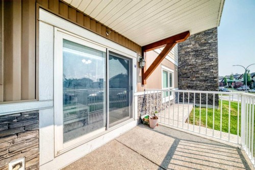 4116-302 Skyview Ranch Drive Ne, Calgary, AB - Outdoor With Deck Patio Veranda With Exterior