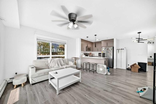 4116-302 Skyview Ranch Drive Ne, Calgary, AB - Indoor Photo Showing Living Room