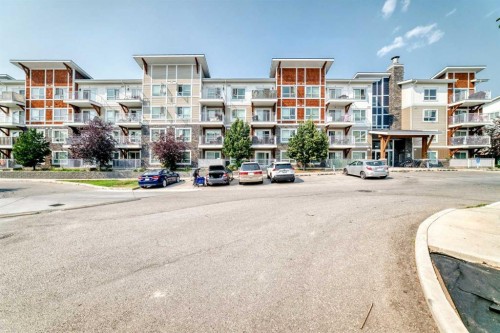 4116-302 Skyview Ranch Drive Ne, Calgary, AB - Outdoor With Balcony With Facade