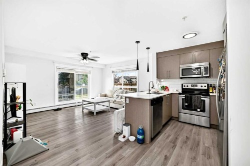 4116-302 Skyview Ranch Drive Ne, Calgary, AB - Indoor Photo Showing Kitchen