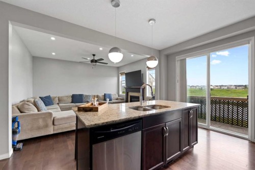 259 Cityscape Gardens Ne, Calgary, AB - Indoor Photo Showing Kitchen With Double Sink