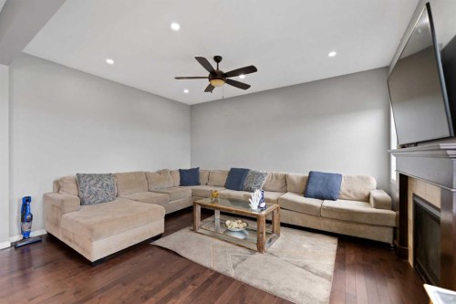 259 Cityscape Gardens Ne, Calgary, AB - Indoor Photo Showing Living Room With Fireplace