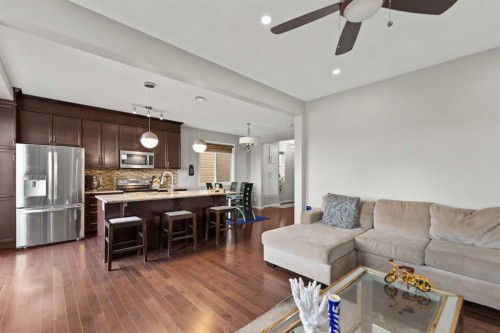 259 Cityscape Gardens Ne, Calgary, AB - Indoor Photo Showing Kitchen With Stainless Steel Kitchen With Upgraded Kitchen