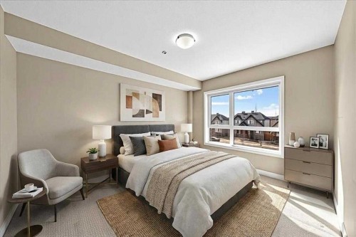 3306-302 Skyview Ranch Drive Ne, Calgary, AB - Indoor Photo Showing Bedroom