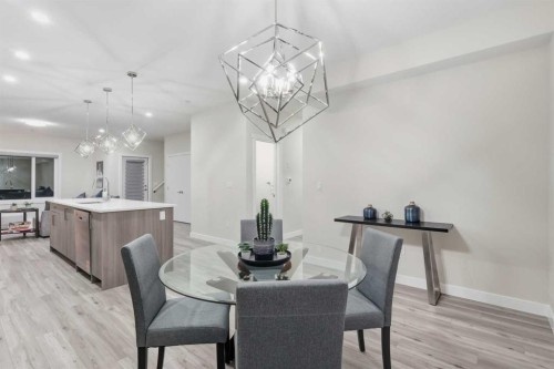 312 Red Sky Villas Ne, Calgary, AB - Indoor Photo Showing Dining Room