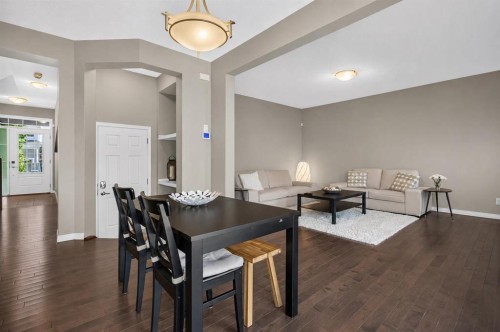 150 Osborne Rise Sw, Airdrie, AB - Indoor Photo Showing Dining Room