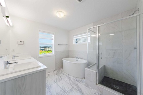 293 Carringsby Way Nw, Calgary, AB - Indoor Photo Showing Bathroom