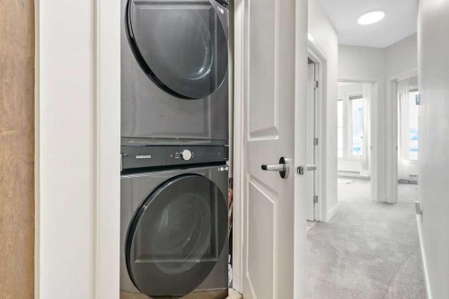 507-328 21 Avenue Sw, Calgary, AB - Indoor Photo Showing Laundry Room