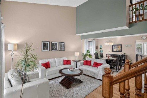 80 Hawkhill Way Nw, Calgary, AB - Indoor Photo Showing Living Room
