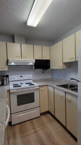 13-2000 Edenwold Heights Nw, Calgary, AB - Indoor Photo Showing Kitchen With Double Sink