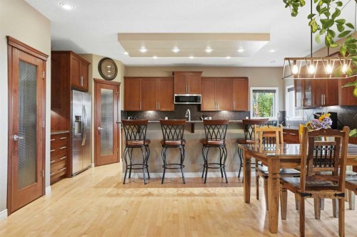 68 Drake Landing Way, Okotoks, AB - Indoor Photo Showing Dining Room