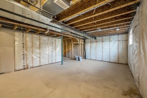 641 Southwinds Close Sw, Airdrie, AB - Indoor Photo Showing Basement