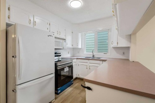 1111 Berkley Drive Nw, Calgary, AB - Indoor Photo Showing Kitchen With Double Sink