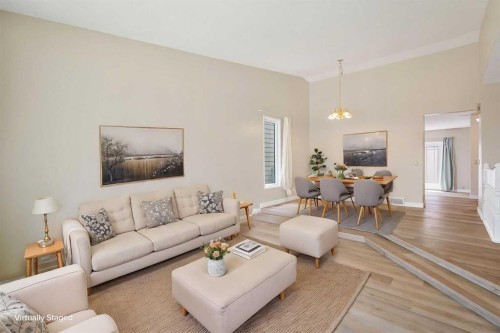 1111 Berkley Drive Nw, Calgary, AB - Indoor Photo Showing Living Room