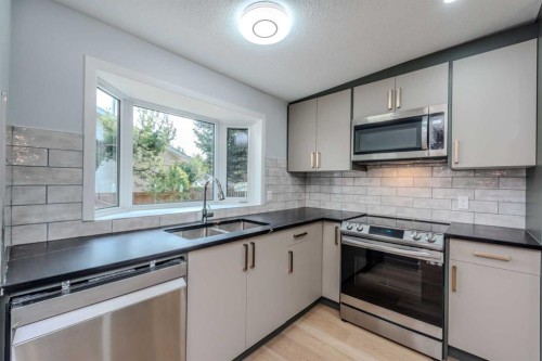 5655 Dalhousie Drive Nw, Calgary, AB - Indoor Photo Showing Kitchen With Double Sink With Upgraded Kitchen