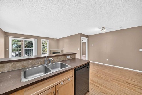 3109-70 Panamount Drive Nw, Calgary, AB - Indoor Photo Showing Kitchen With Double Sink