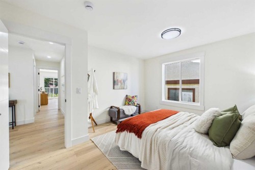 16 Edcath Mews Nw, Calgary, AB - Indoor Photo Showing Bedroom