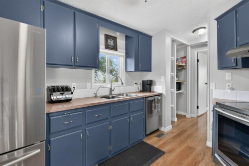 311038 222, Three Hills, AB - Indoor Photo Showing Kitchen With Double Sink